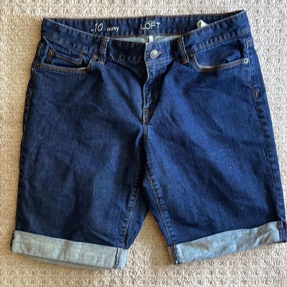❤️Loft Curvy Denim Jean Shorts